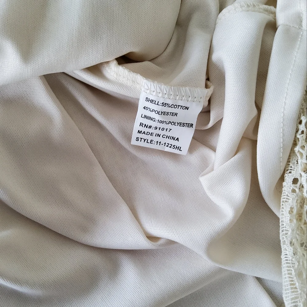 Solitaire by Ravi Khosla Crochet Hi/Lo Maxi Dress - Picture 7 of 16